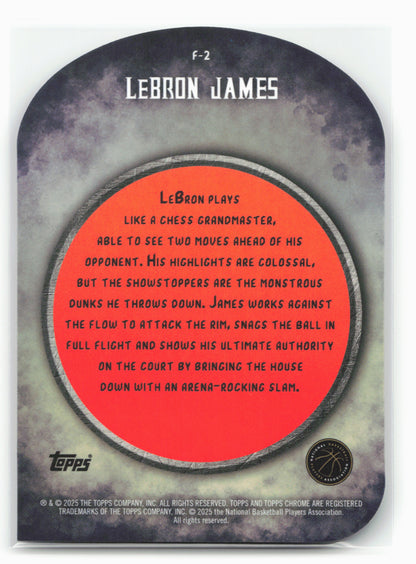 2024-25 Finest #F-2 Lebron James Finishers 19770