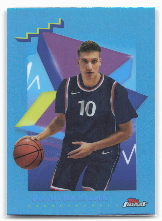2024-25 Finest #103 Bogdan Bogdanović Sky Blue Refractor 19781