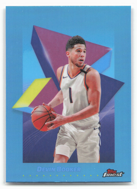 2024-25 Finest #75 Devin Booker Sky Blue Refractor 19782
