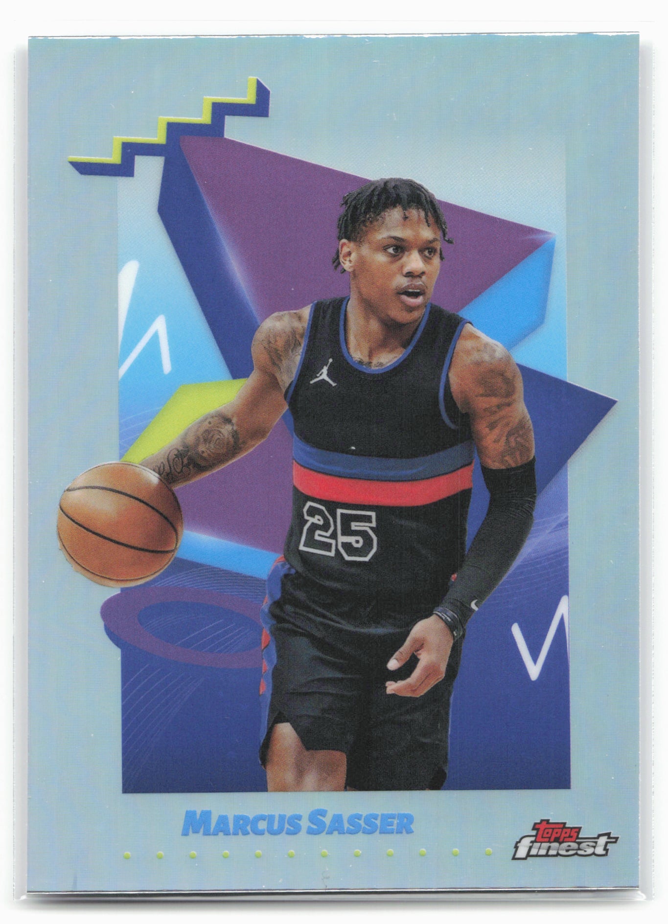 2024-25 Finest #171 Marcus Sasser Refractor 19783