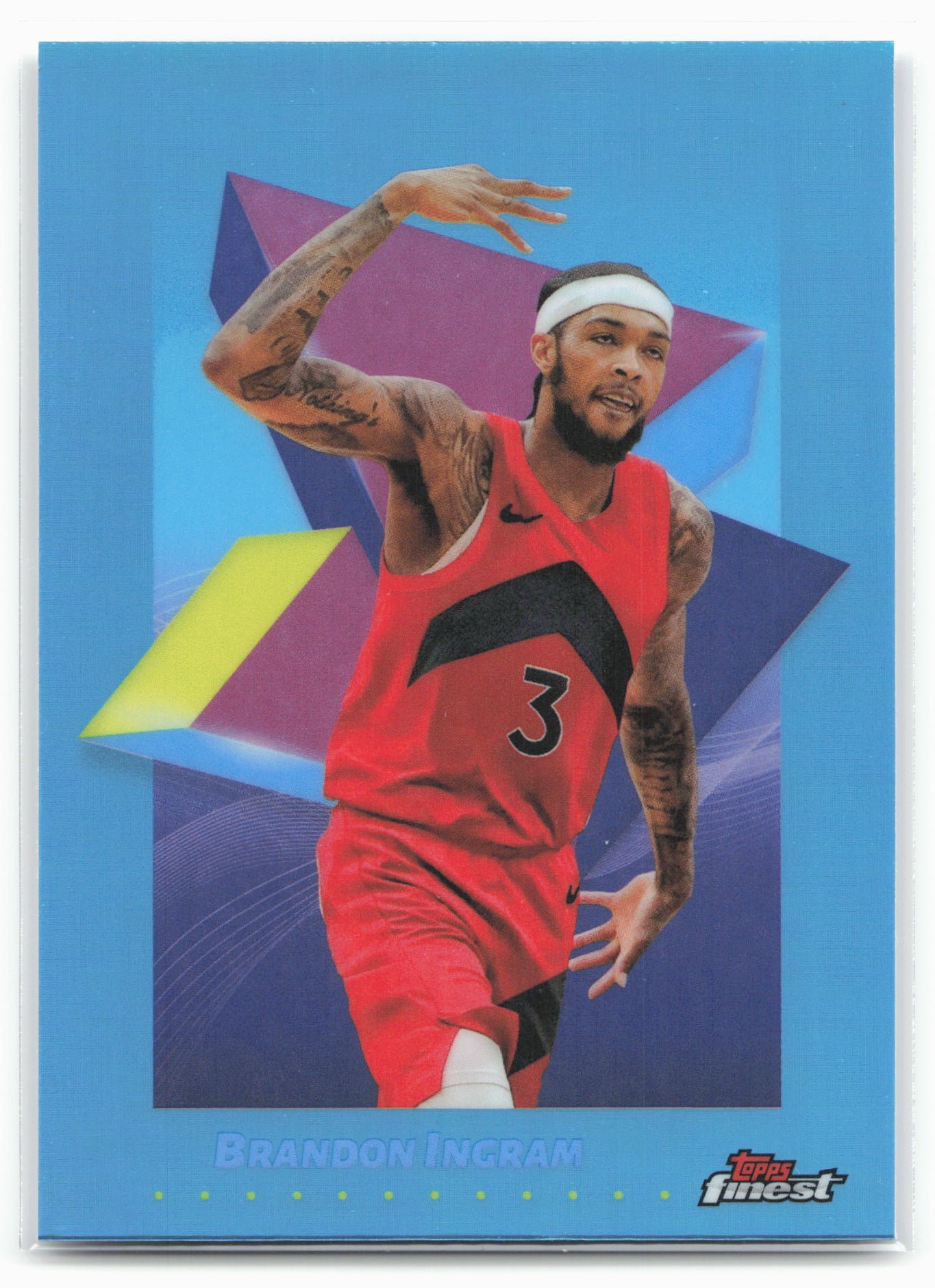 2024-25 Finest #62 Brandon Ingram Sky Blue Refractor 19786