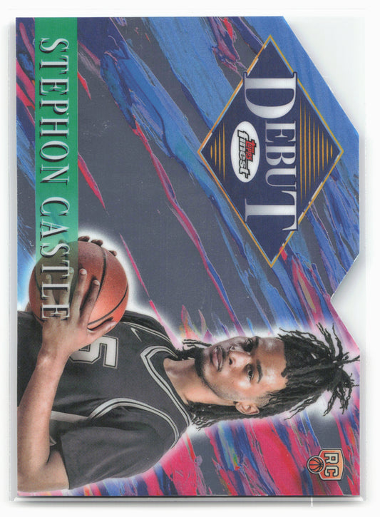 2024-25 Finest #D-5 Stephon Castle Debut 19787