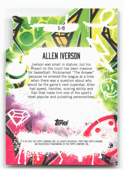 2024-25 Finest #S-19 Allen Iverson Showstoppers 19793