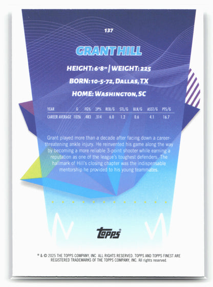 2024-25 Finest #137 Grant Hill