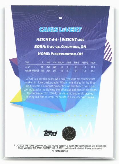 2024-25 Finest #18 Caris LeVert