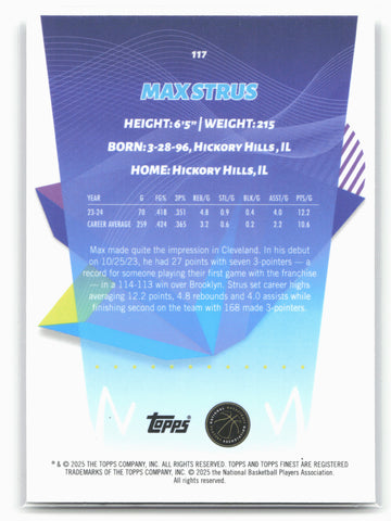 
2024-25 Finest #117 Max Strus 19824
