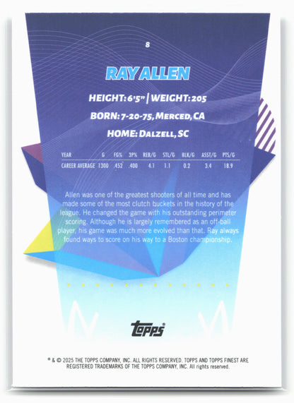 2024-25 Finest #8 Ray Allen 19846