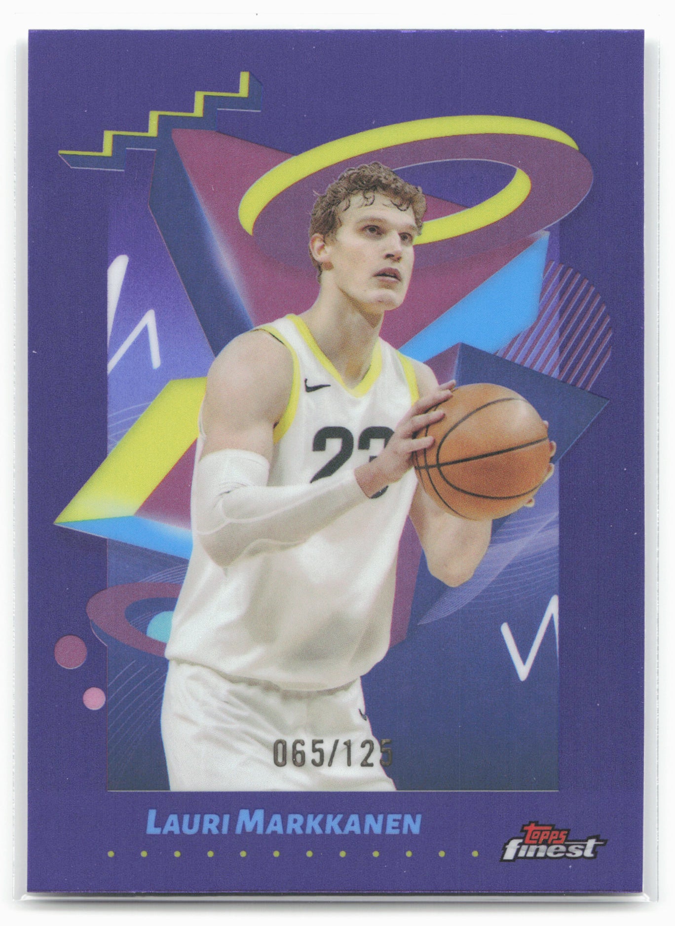 2024-25 Finest #294 Lauri Markkanen Purple Refractor