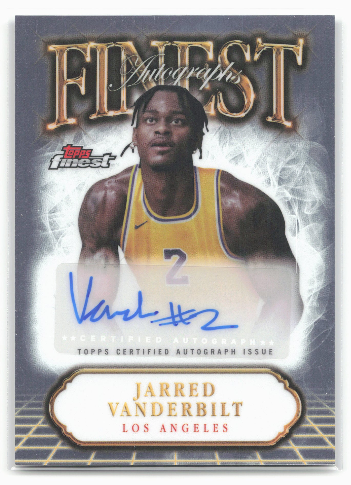 2024-25 Finest #FA-JV Jarred Vanderbilt Finest Autographs