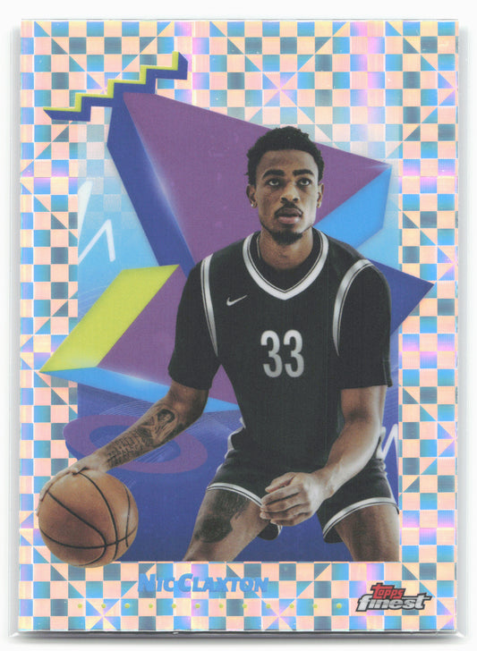 2024-25 Finest #109 Nic Claxton X-Fractor
