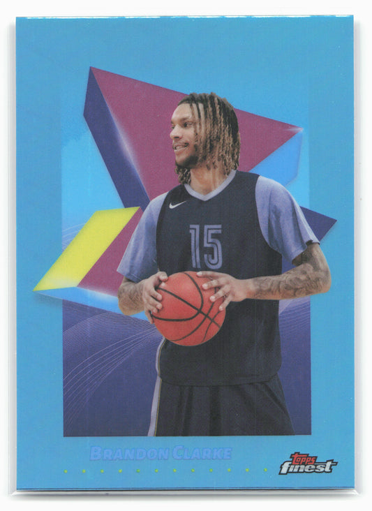 2024-25 Finest #49 Brandon Clarke Sky Blue Refractor 19893