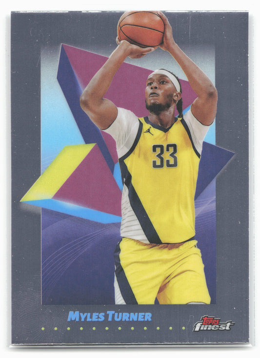 2024-25 Finest #36 Myles Turner 19895