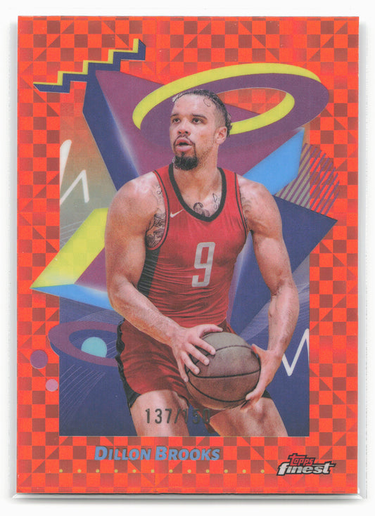 2024-25 Finest #230 Dillon Brooks Orange X-Fractor 19904
