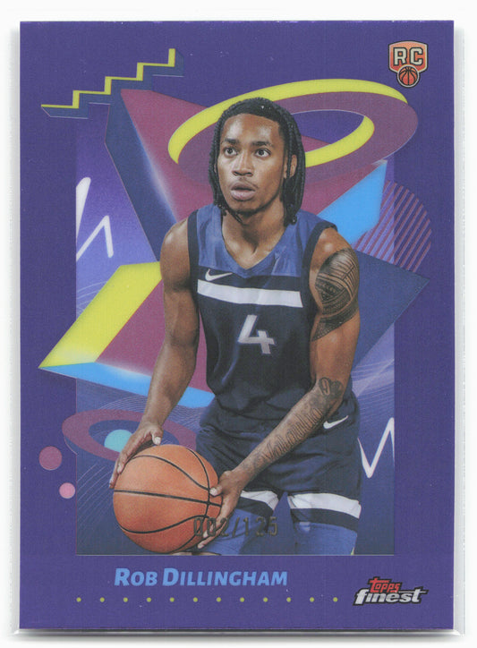 2024-25 Finest #257 Rob Dillingham Purple Refractor 19907
