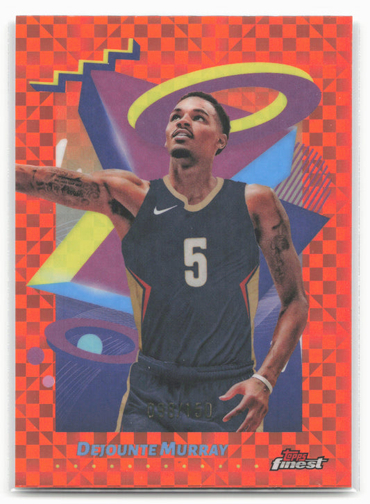 2024-25 Finest #260 Dejounte Murray Orange X-Fractor 19909