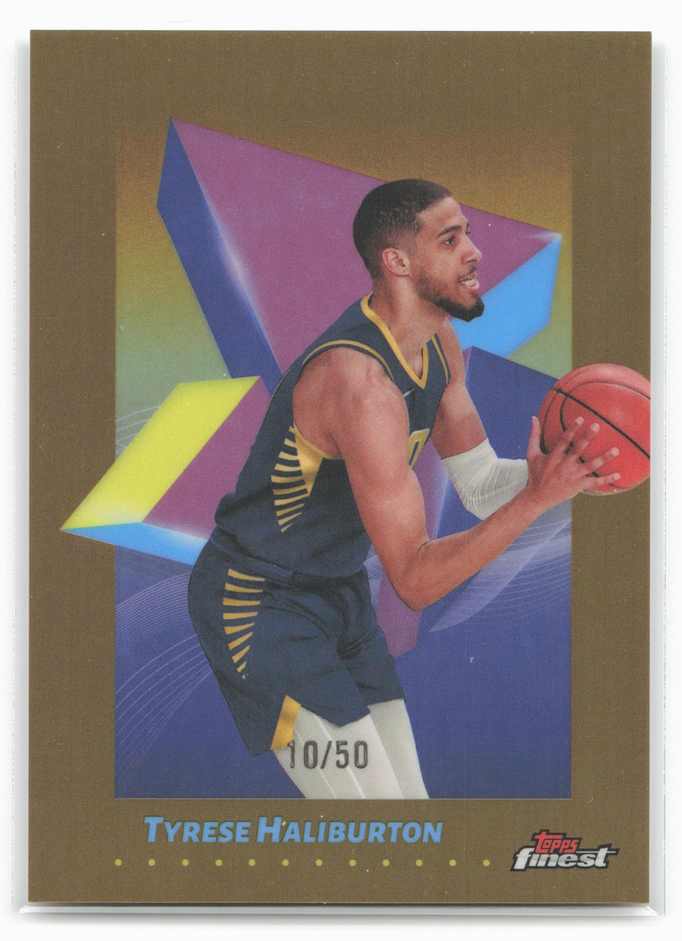 2024-25 Finest #38 Tyrese Haliburton Gold Refractor 19911
