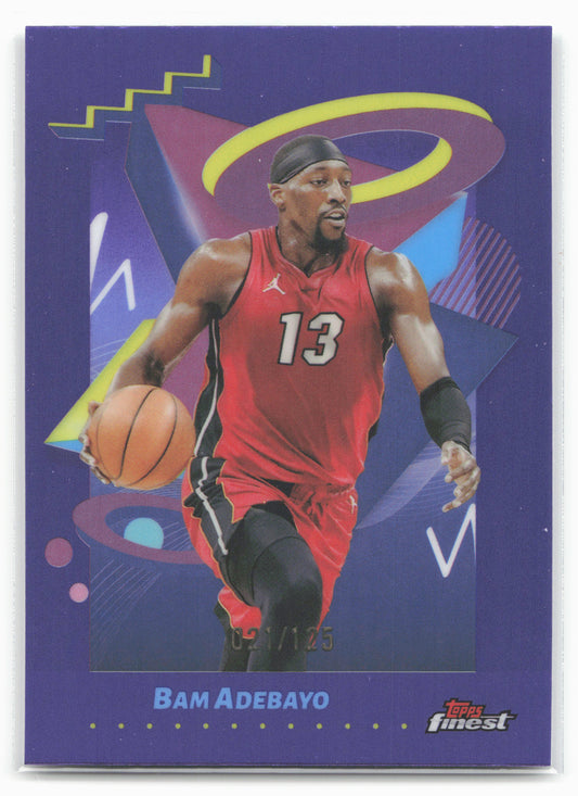 2024-25 Finest #245 Bam Adebayo Purple Refractor 19914