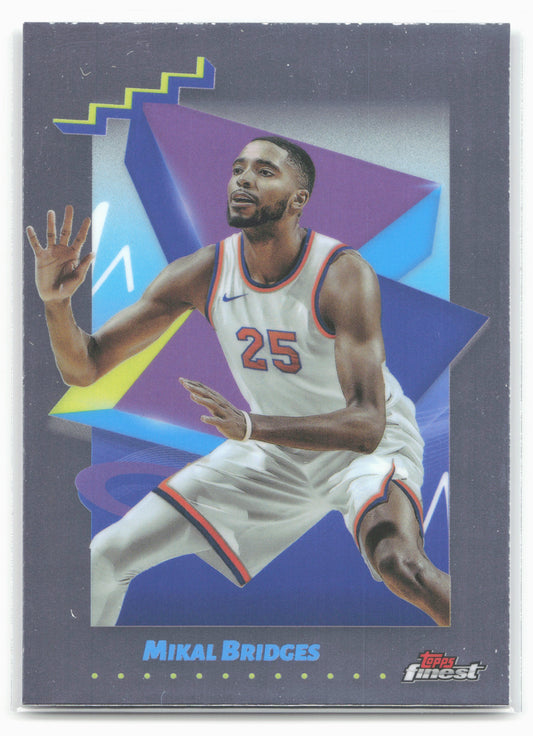 2024-25 Finest #162 Mikal Bridges 19928