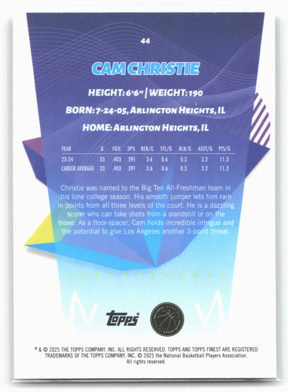 2024-25 Finest #44 Cam Christie 19932