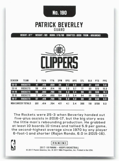 2017-18 Hoops #190 Patrick Beverley