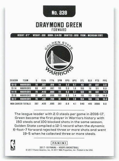 2017-18 Hoops #239 Draymond Green