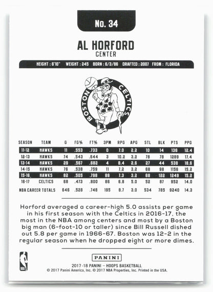 2017-18 Hoops #34 Al Horford