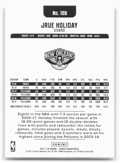 2017-18 Hoops #159 Jrue Holiday