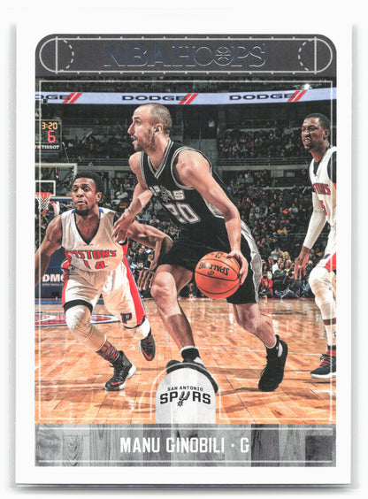 2017-18 Hoops #193 Manu Ginobili