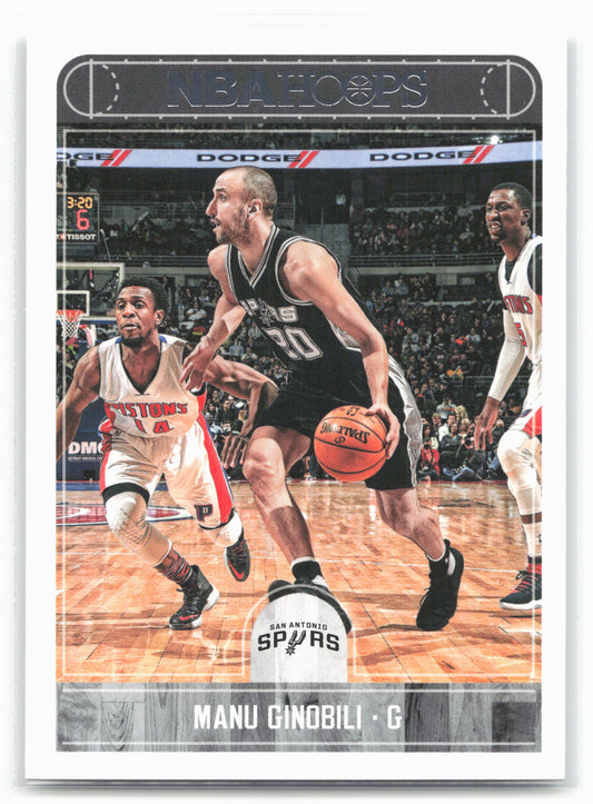 2017-18 Hoops #193 Manu Ginobili