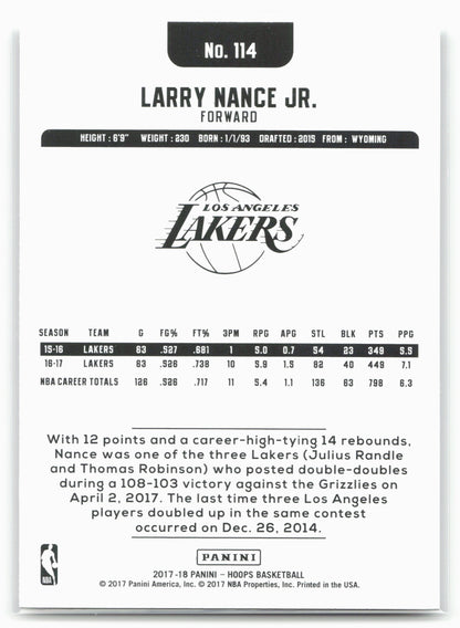 2017-18 Hoops #114 Larry Nance Jr.