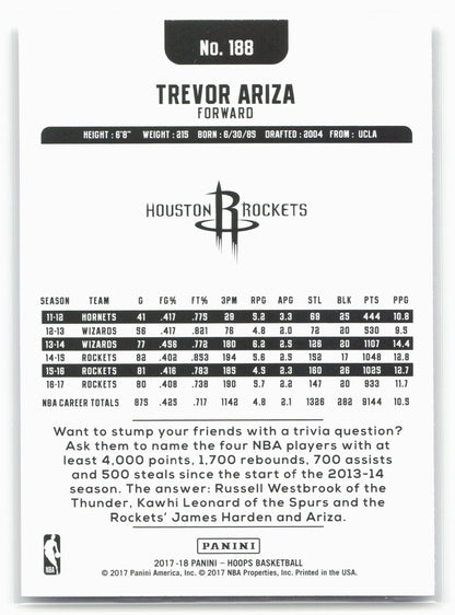 2017-18 Hoops #188 Trevor Ariza