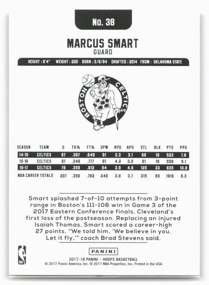 2017-18 Hoops #38 Marcus Smart