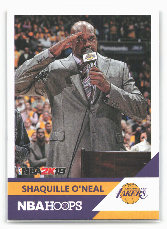 2017-18 Hoops #20 Shaquille O'Neal Shaquille O'Neal NBA2K18