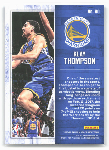 2017-18 Hoops #20 Klay Thompson Action Shots