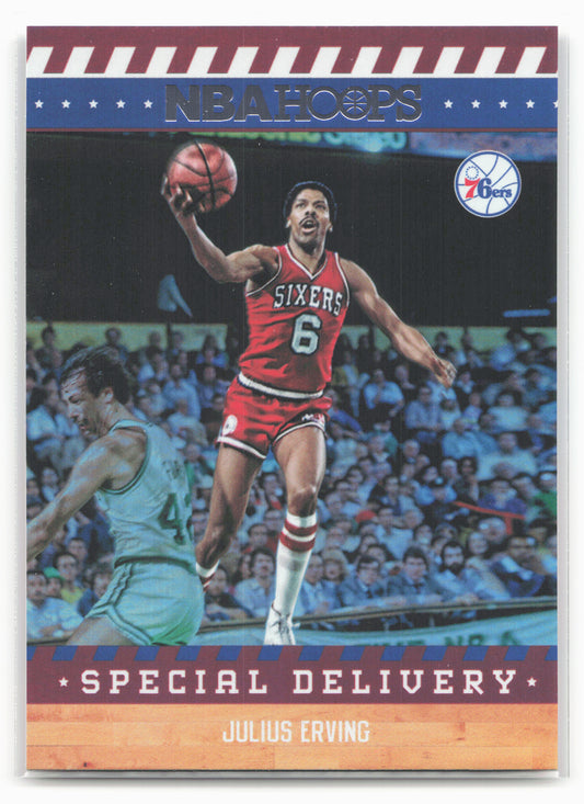 2017-18 Hoops #15 Julius Erving Special Delivery