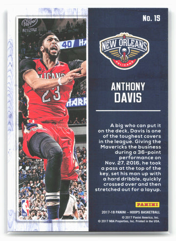 
2017-18 Hoops #15 Anthony Davis Action Shots