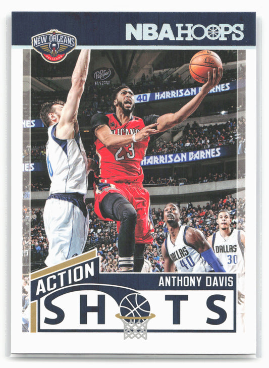 2017-18 Hoops #15 Anthony Davis Action Shots