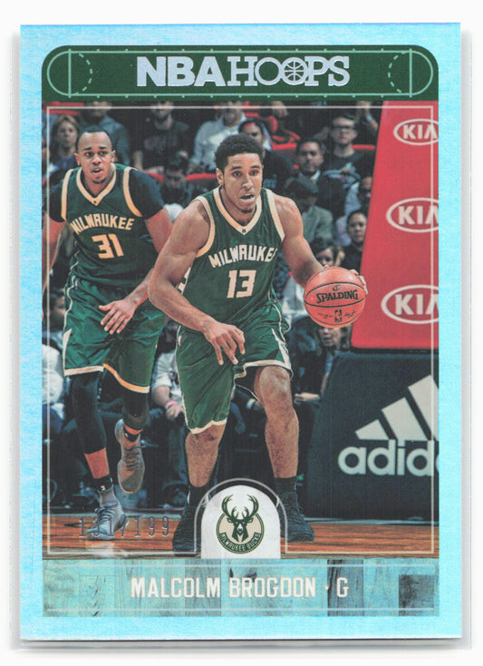 2017-18 Hoops #12 Malcolm Brogdon Silver #/199