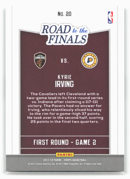 2017-18 Hoops #20 Kyrie Irving Road to the Finals #/2017
