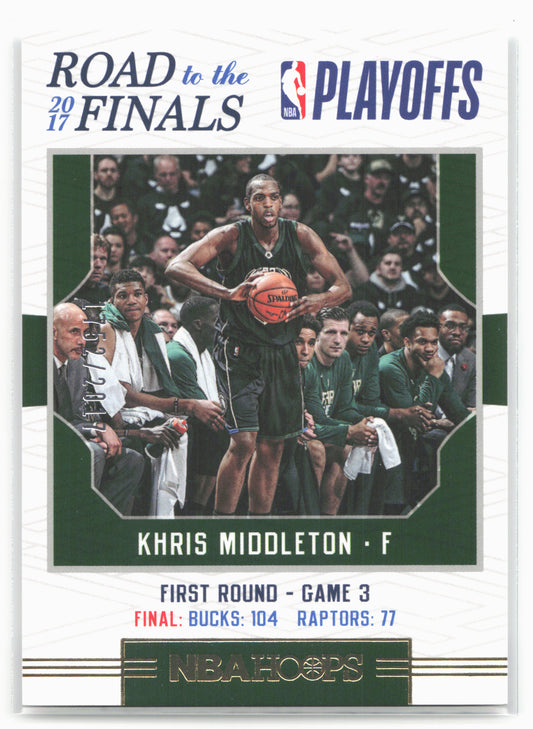 2017-18 Hoops #15 Khris Middleton Road to the Finals #/2017