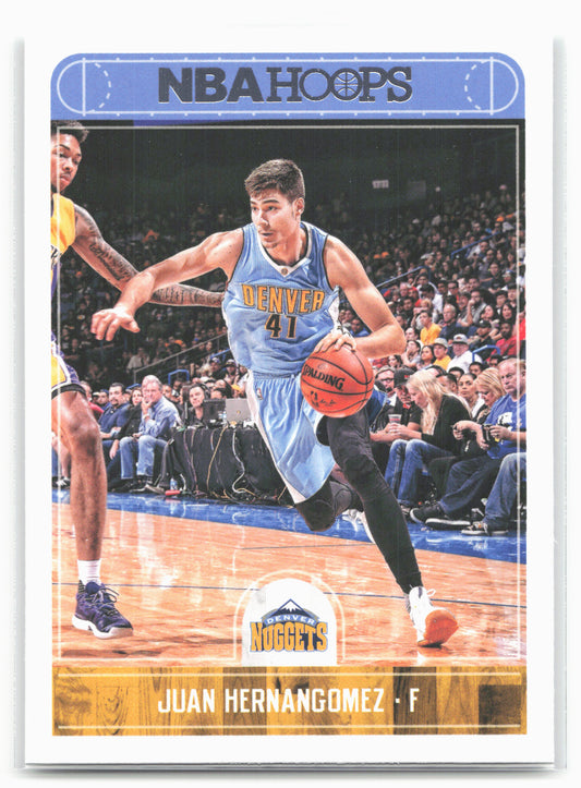2017-18 Hoops #148 Juan Hernangomez