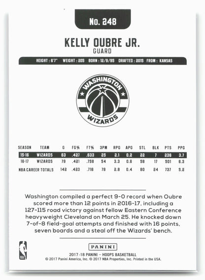 2017-18 Hoops #248 Kelly Oubre Jr.
