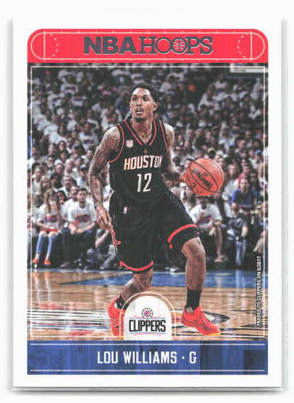 2017-18 Hoops #191 Lou Williams Red Back