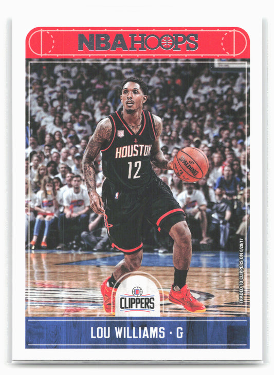 2017-18 Hoops #191 Lou Williams Red Back