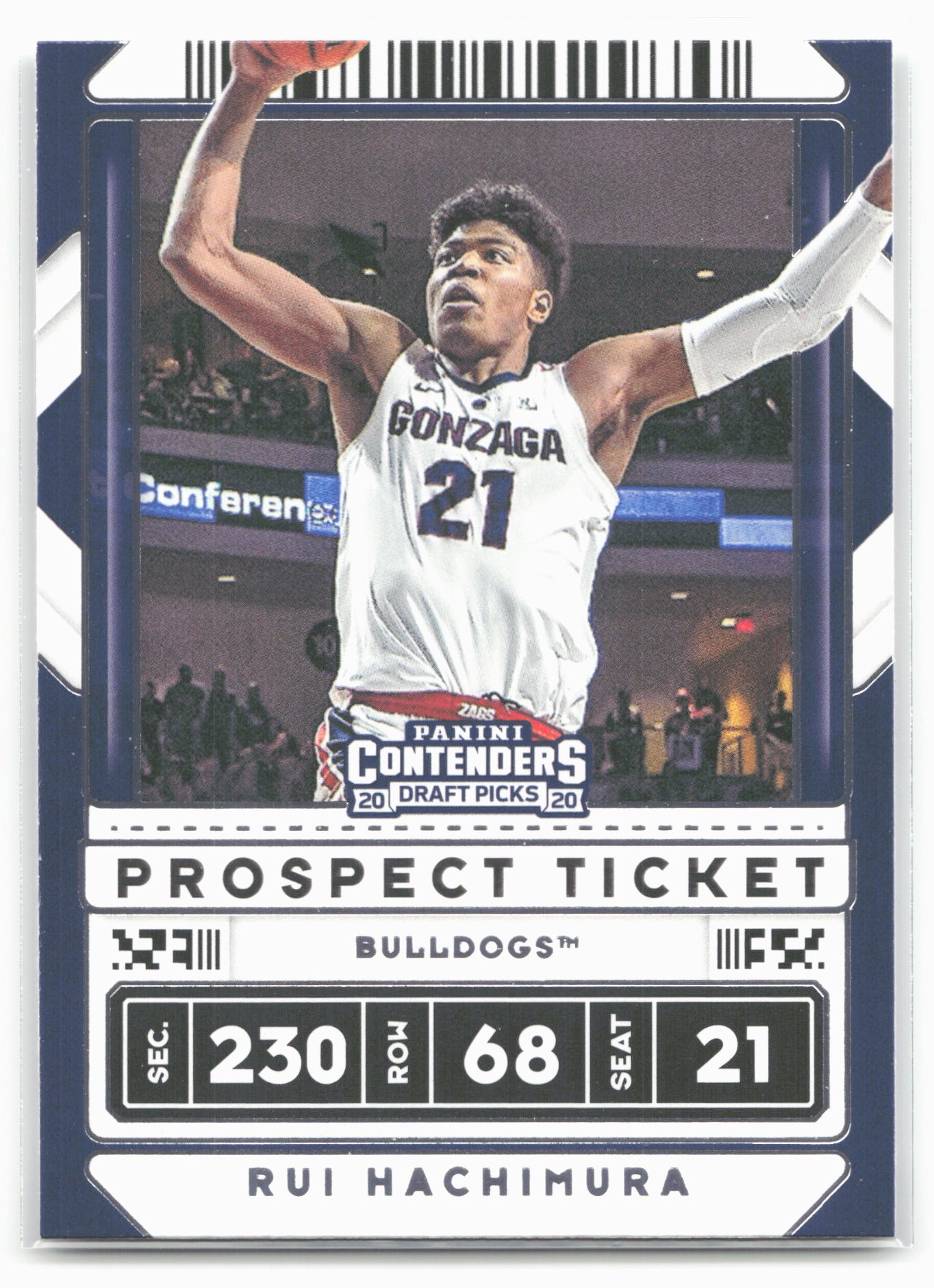 2020 Panini Contenders Draft Picks #33b Rui Hachimura Dunking