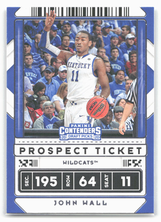 2020 Panini Contenders Draft Picks #34 John Wall