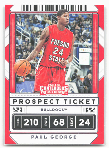 
2020 Panini Contenders Draft Picks #19 Paul George