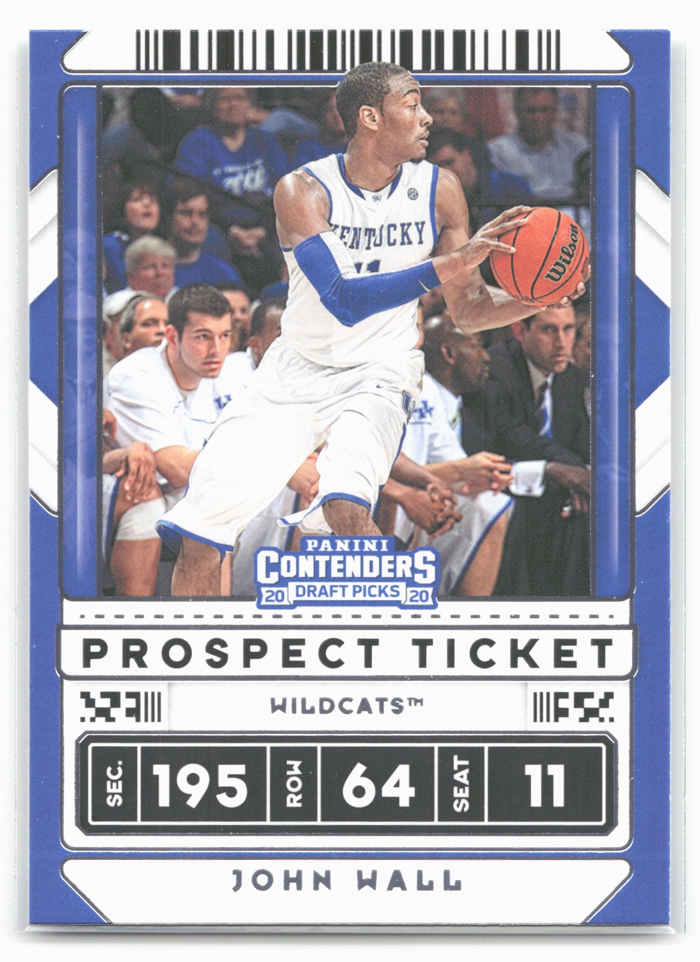 2020 Panini Contenders Draft Picks #34b John Wall