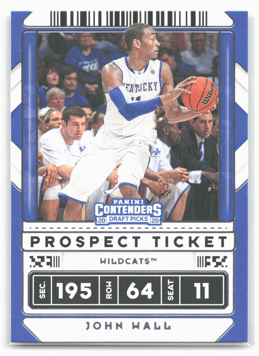 2020 Panini Contenders Draft Picks #34b John Wall