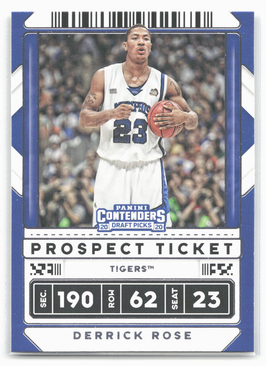 2020 Panini Contenders Draft Picks #4b Derrick Rose